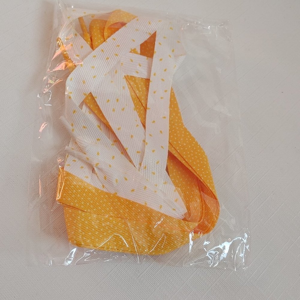 McDonald's Shoe Laces Pair NIP Sesame Seed Bun Print